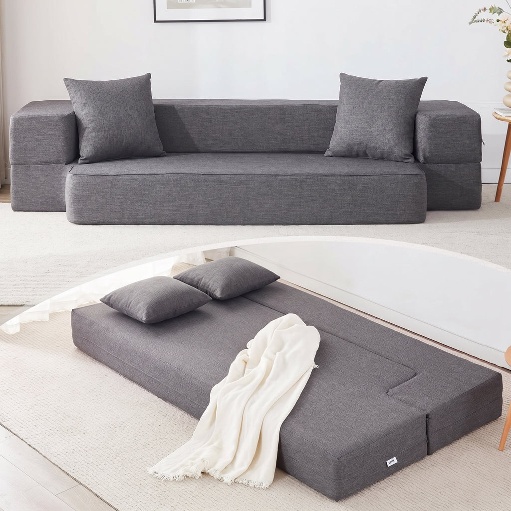 Lazy Sofa - كنبة متعددة الاستخدامات بتتحول لسرير بكل سهولة